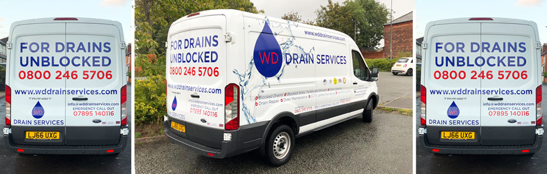 WD Drain Services Van